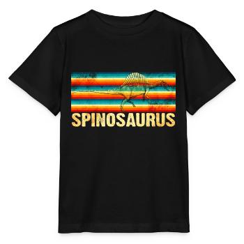 Spinosaurus Dinosaurier - Stanley/Stella Kinder T-Shirt MINI CREATOR  - Schwarz - Vorne - Mikhail (115cm)