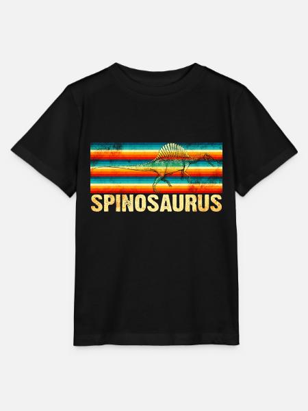Spinosaurus Dinosaurier - Stanley/Stella Kinder T-Shirt MINI CREATOR - Schwarz
