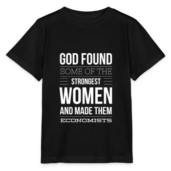 Économie Métiers Économiste Finance Don G - T-shirt bio MINI CREATOR Stanley/Stella Enfant - noir - Devant - Mikhail (115cm)