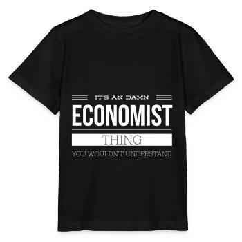 Wirtschaft Berufe Volkswirt Finanzen Geschenk E - Stanley/Stella Kinder T-Shirt MINI CREATOR  - Schwarz - Vorne - Mikhail (115cm)