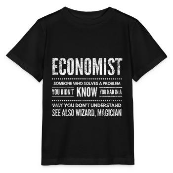 Wirtschaft Berufe Volkswirt Finanzen Geschenk C - Stanley/Stella Kinder T-Shirt MINI CREATOR  - Schwarz - Vorne - Mikhail (115cm)