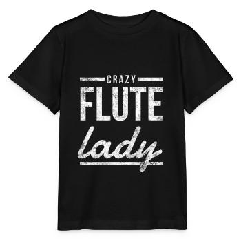 Flûte traversière musique en laiton disant cadeau flûte 8 - T-shirt bio MINI CREATOR Stanley/Stella Enfant - noir - Devant - Mikhail (115cm)