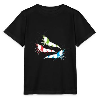 Garnelen Züchter - Stanley/Stella Kinder T-Shirt MINI CREATOR  - Schwarz - Vorne - Mikhail (115cm)