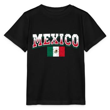 Mexiko - Stanley/Stella Kinder T-Shirt MINI CREATOR  - Schwarz - Vorne - Mikhail (115cm)