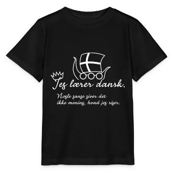 Ich lerne Dänisch - Stanley/Stella Kinder T-Shirt MINI CREATOR  - Schwarz - Vorne - Mikhail (115cm)