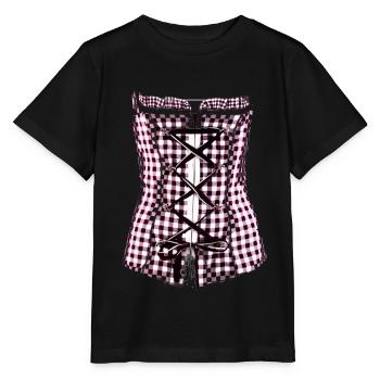 corsage,dirndl,wiesen,frau,kleid - Stanley/Stella Kinder T-Shirt MINI CREATOR  - Schwarz - Vorne - Mikhail (115cm)