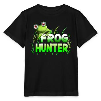 Toad Frogs Tadpole Frog Hunter Children's Shirt - Stanley/Stella MINI CREATOR Kids’ T-Shirt - black - Front - Mikhail (115cm)