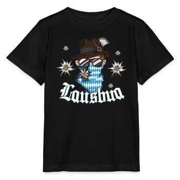 Traditional costumes Bavaria Southern Germany Dirndl Lausbua - Stanley/Stella MINI CREATOR Kids’ T-Shirt - black - Front - Mikhail (115cm)