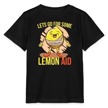 Lets go for some Lemon Aid Zitrone Ersthelfer Arzt - Stanley/Stella Kinder T-Shirt MINI CREATOR  - Schwarz - Vorne - Mikhail (115cm)