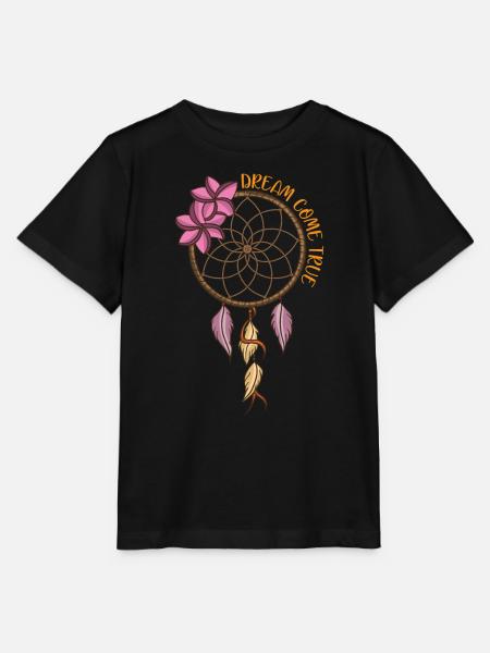 Dreamcatcher with feathers Motivation Faith Hope - Stanley/Stella MINI CREATOR Kids’ T-Shirt - black
