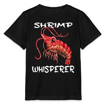 Crevettes Crevettes Chuchoter Écrevisses Écrevisses Crustacés - T-shirt bio MINI CREATOR Stanley/Stella Enfant - noir - Devant - Mikhail (115cm)