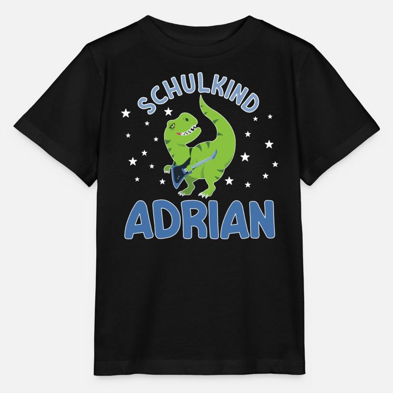 Einschulung Schulkind Adrian - Stanley/Stella Kinder T-Shirt MINI CREATOR  - Schwarz