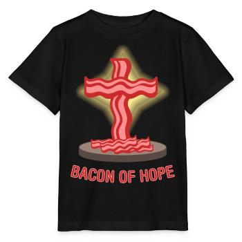 Bacon of Hope Grilling Grillmaster BBQ - Stanley/Stella MINI CREATOR Kids’ T-Shirt - black - Front - Mikhail (115cm)