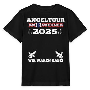 Nous y étions Voyage de pêche Norvège 2025 - T-shirt bio MINI CREATOR Stanley/Stella Enfant - noir - Devant - Mikhail (115cm)