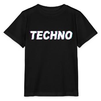 Techno - Techno music - Raver - Rave - Festival - Stanley/Stella Kinder T-Shirt MINI CREATOR  - Schwarz - Vorne - Mikhail (115cm)