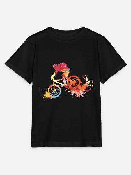 Mountainbike MTB - Stanley/Stella Kinder T-Shirt MINI CREATOR - Schwarz