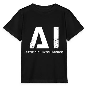 Intelligence artificielle - T-shirt bio MINI CREATOR Stanley/Stella Enfant - noir - Devant - Mikhail (115cm)