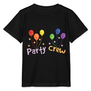 Party Crew Birthday - Stanley/Stella MINI CREATOR Kids’ T-Shirt - black - Front - Mikhail (115cm)