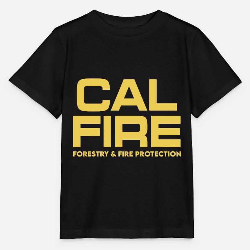 Cal Fire Brandschutz in der Forstwirtschaft - Stanley/Stella Kinder T-Shirt MINI CREATOR - Schwarz
