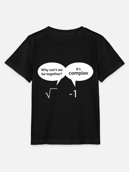 Math est complexe - T-shirt bio MINI CREATOR Stanley/Stella Enfant - noir