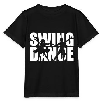 Swing Tänzer - Stanley/Stella Kinder T-Shirt MINI CREATOR  - Schwarz - Vorne - Mikhail (115cm)