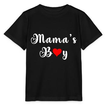 Mama's boy - T-shirt bio MINI CREATOR Stanley/Stella Enfant - noir - Devant - Mikhail (115cm)