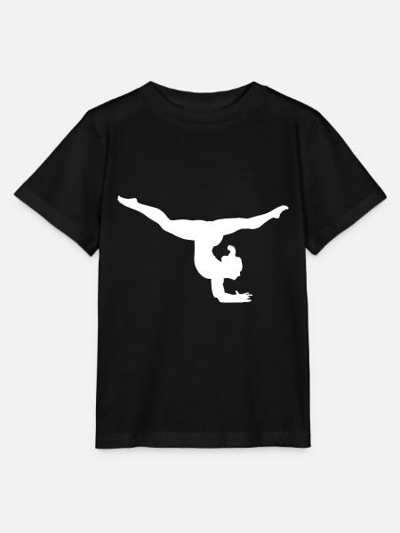 Wettkampf Turnerin - Stanley/Stella Kinder T-Shirt MINI CREATOR - Schwarz