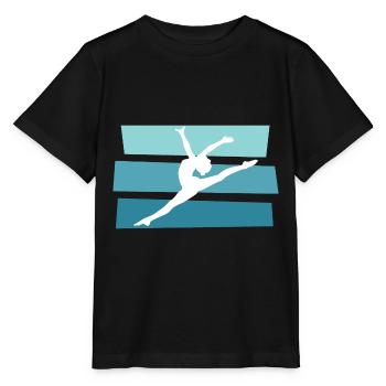Kunstturnen - Stanley/Stella Kinder T-Shirt MINI CREATOR  - Schwarz - Vorne - Mikhail (115cm)