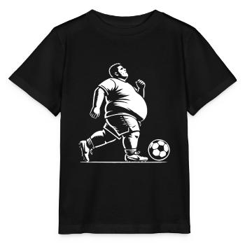 Footballer with gut and feel for the ball - Stanley/Stella MINI CREATOR Kids’ T-Shirt - black - Front - Mikhail (115cm)
