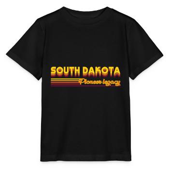 design cool du Dakota du Sud aux États-Unis - T-shirt bio MINI CREATOR Stanley/Stella Enfant - noir - Devant - Mikhail (115cm)
