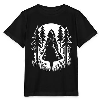Design cool du petit chaperon rouge – audacieux et intemporel - T-shirt bio MINI CREATOR Stanley/Stella Enfant - noir - Devant - Mikhail (115cm)