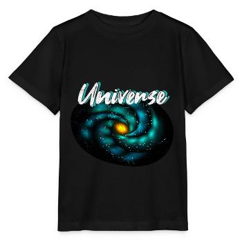 Astronaut Astronomy Space Gift 6 - T-shirt bio MINI CREATOR Stanley/Stella Enfant - noir - Devant - Mikhail (115cm)
