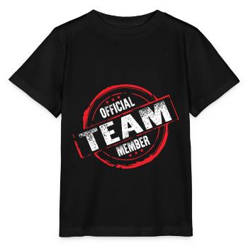 Team Member - T-shirt bio MINI CREATOR Stanley/Stella Enfant - noir - Devant - Mikhail (115cm)