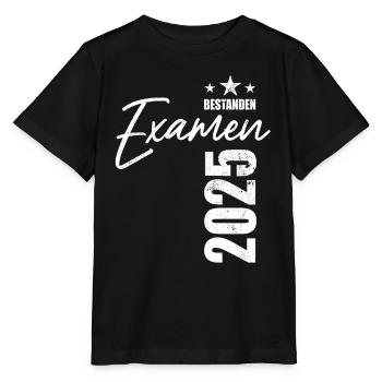 Examen bestanden 2025 - Prüfung - Erfolg - Stanley/Stella Kinder T-Shirt MINI CREATOR  - Schwarz - Vorne - Mikhail (115cm)