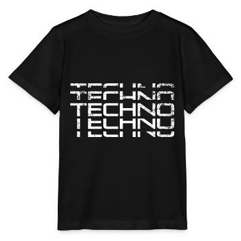 Techno - T-shirt bio MINI CREATOR Stanley/Stella Enfant - noir - Devant - Mikhail (115cm)