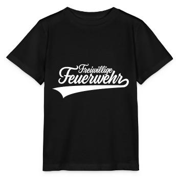 FREIWILLIGE FEUERWEHR - Stanley/Stella Kinder T-Shirt MINI CREATOR  - Schwarz - Vorne - Mikhail (115cm)