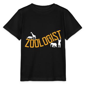 Zoowärter Zoologie - T-shirt bio MINI CREATOR Stanley/Stella Enfant - noir - Devant - Mikhail (115cm)