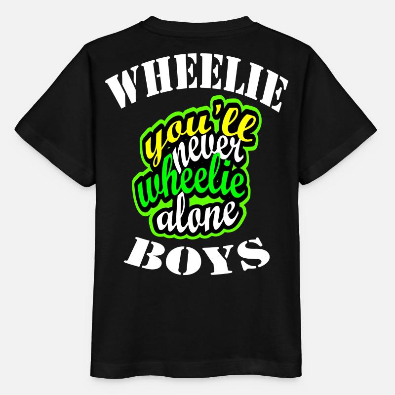 Wheelie - T-shirt bio MINI CREATOR Stanley/Stella Enfant - noir