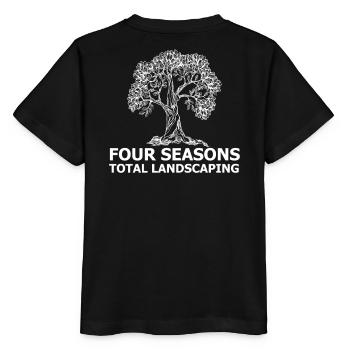 Aménagement paysager total quatre saisons - T-shirt bio MINI CREATOR Stanley/Stella Enfant - noir - Dos - Mikhail (115cm)