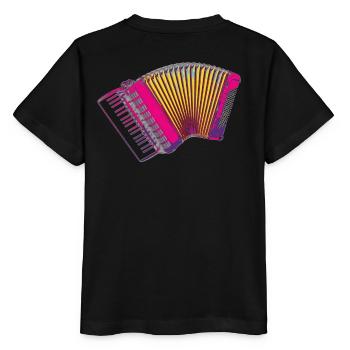 Chic couleur accordéon - Cadeau - T-shirt bio MINI CREATOR Stanley/Stella Enfant - noir - Dos - Mikhail (115cm)