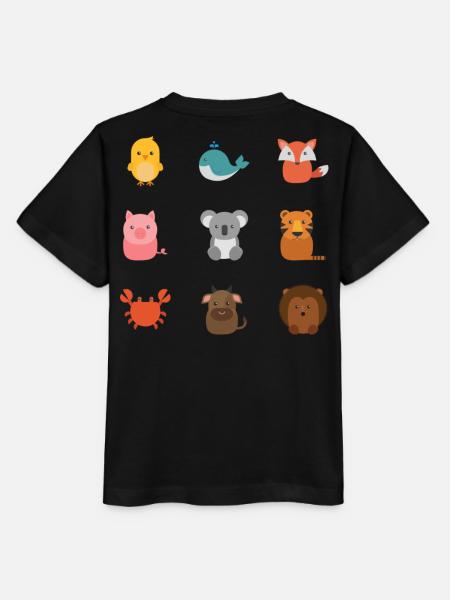 Nature - T-shirt bio MINI CREATOR Stanley/Stella Enfant - noir