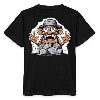 dessin animé broyeur de pierres dessin animé - T-shirt bio MINI CREATOR Stanley/Stella Enfant - noir - Dos - Mikhail (115cm)