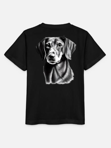Kurzhaardackel Teckel Dachshund - Stanley/Stella Kinder T-Shirt MINI CREATOR - Schwarz