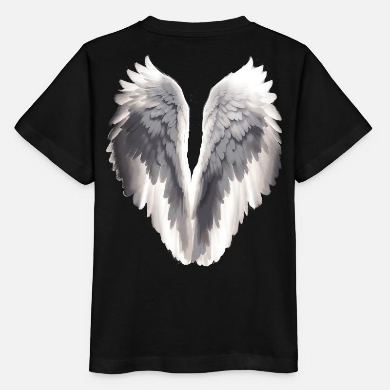 Ailes d’ange - T-shirt bio MINI CREATOR Stanley/Stella Enfant - noir