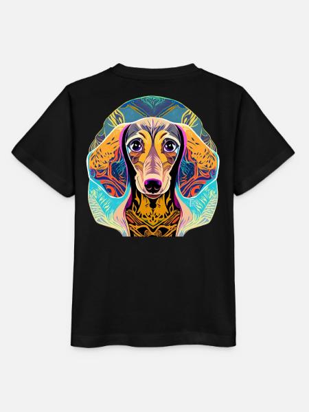 Dackel - Stanley/Stella Kinder T-Shirt MINI CREATOR  - Schwarz