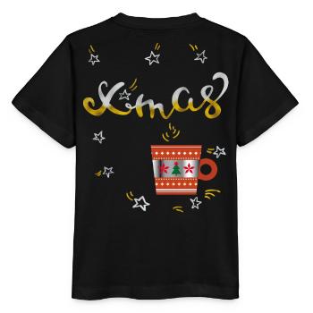 Café de l’Avent - T-shirt bio MINI CREATOR Stanley/Stella Enfant - noir - Dos - Mikhail (115cm)