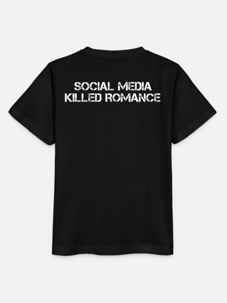 SOCIAL MEDIA KILLED ROMANCE - Stanley/Stella Kinder T-Shirt MINI CREATOR  - Schwarz