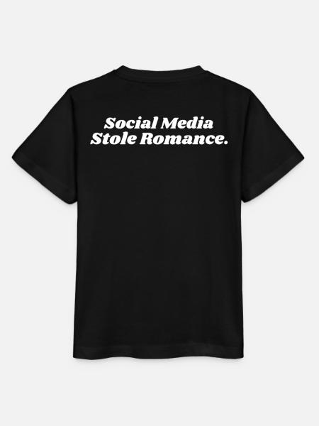 SOCIAL MEDIA STOLE ROMANCE - Stanley/Stella Kinder T-Shirt MINI CREATOR - Schwarz