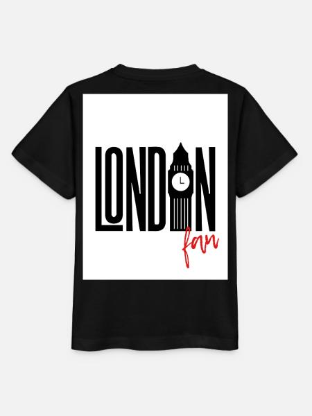 London Fan - Stanley/Stella Kinder T-Shirt MINI CREATOR - Schwarz