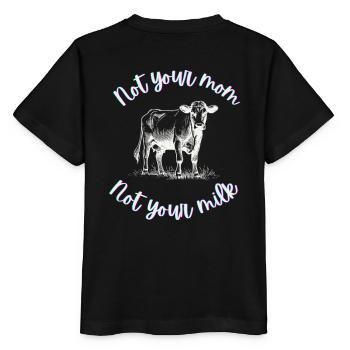 Ni ta mère, ni ton lait - T-shirt bio MINI CREATOR Stanley/Stella Enfant - noir - Dos - Mikhail (115cm)